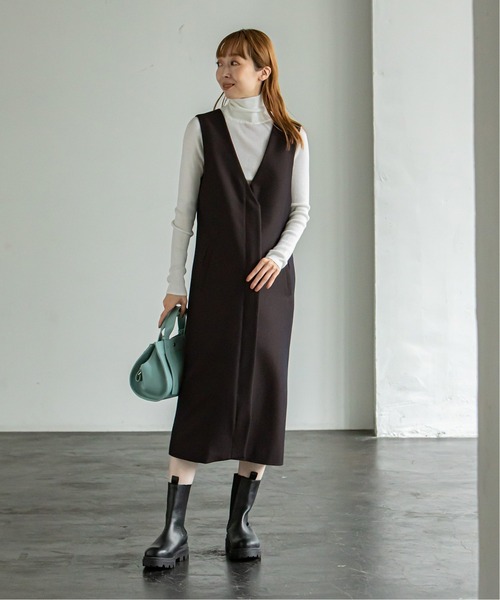 Noble（ノーブル）の「グランピアンズウールカルゼジャンスカ◆（ワンピース・レディース・ダークブラウン・38/36）」の11枚目の写真