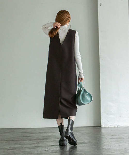 Noble（ノーブル）の「グランピアンズウールカルゼジャンスカ◆（ワンピース・レディース・ダークブラウン・38/36）」の12枚目の写真