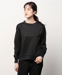 【SL/長袖】ハイネック コクーンシルエットプルオーバー