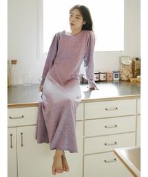SNIDEL HOME（スナイデルホーム）の「ウールライクパフニットワンピース（ルームウェア/パジャマ・レディース）」