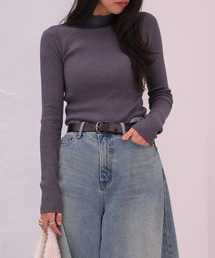 AKTE | ≪Special Price≫ハイネックタイトリブニットプルオーバー(ニット/セーター)