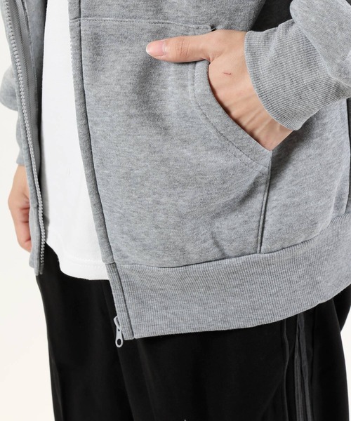 TopIsm（トップイズム）の「裏起毛無地フルジップパーカー（パーカー・メンズ・ブラック/ベージュ/ネイビー/グレー/ダークグレー/カーキ・LL/M/L）」の18枚目の写真