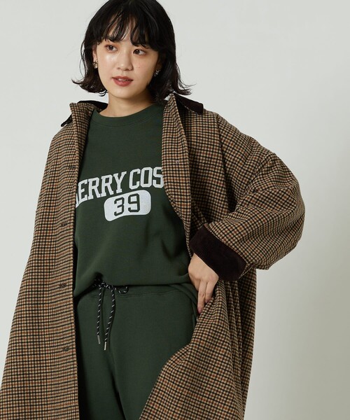 FREAK'S STORE（フリークスストア）の「▽【WEB限定】Gerry Cosby×FREAK'S STORE/ジェリー・コスビー　別注Cosbyカレッジロゴスウェット（スウェット・レディース・グレー/ブラック/パープル/イエロー/グリーン・ﾌﾘ-）」の4枚目の写真