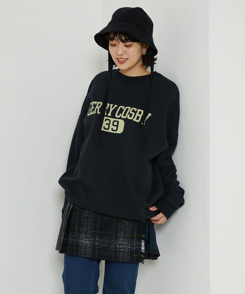 FREAK'S STORE（フリークスストア）の「▽【WEB限定】Gerry Cosby×FREAK'S STORE/ジェリー・コスビー　別注Cosbyカレッジロゴスウェット（スウェット・レディース・グレー/ブラック/パープル/イエロー/グリーン・ﾌﾘ-）」の11枚目の写真