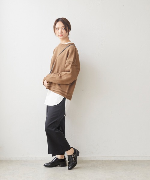 menue(メヌエ)の「ダブルモンクストラップシューズ(ドレスシューズ・レディース・ブラック/アイボリー・LL/3L/S/M/L/XS)」の17枚目の写真