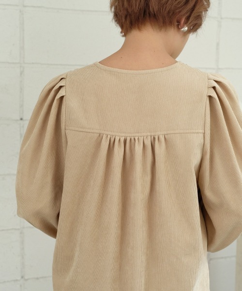 Bab(バブ)の「フロントレースフレアワンピース(ワンピース・レディース・チャコールグレー/ベージュ/カーキ・M)」の16枚目の写真