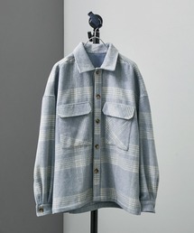 re_k by JUNRED | 【Web限定】チェックルーズCPOシャツブルゾン(シャツ/ブラウス)
