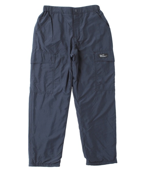 GLAZOS（グラソス）の「[ワイドテーパード]タフタ裏フリース・カーゴパンツ（カーゴパンツ・キッズ・ブラック/ネイビー/カーキ・130cm/140cm/150cm/160cm/170cm）」の3枚目の写真