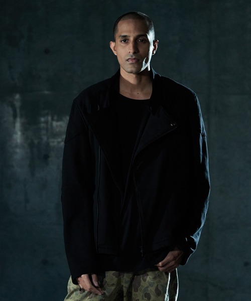 VIRGOwearworks（ヴァルゴウェアワークス）の「VGW SWEAT RIDERS（ライダースジャケット・メンズ・ブルー/ブラック/レッド・4/2/3）」の5枚目の写真