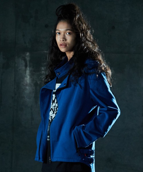 VIRGOwearworks（ヴァルゴウェアワークス）の「VGW SWEAT RIDERS（ライダースジャケット・メンズ・ブルー/ブラック/レッド・4/2/3）」の6枚目の写真