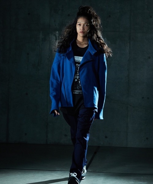 VIRGOwearworks（ヴァルゴウェアワークス）の「VGW SWEAT RIDERS（ライダースジャケット・メンズ・ブルー/ブラック/レッド・4/2/3）」の21枚目の写真