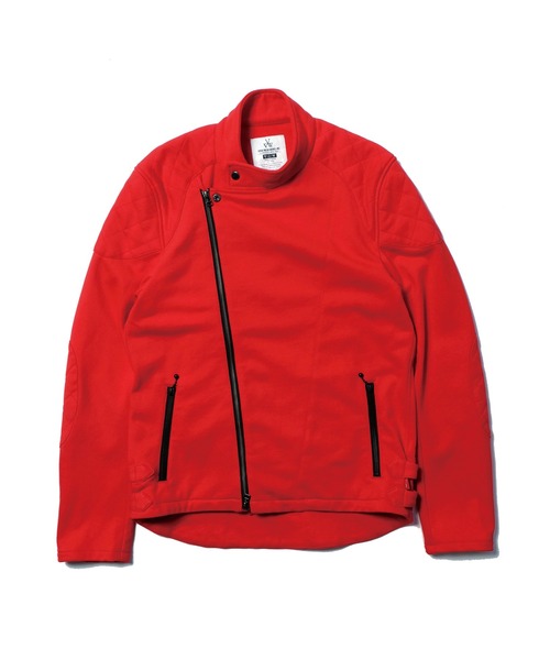 VIRGOwearworks（ヴァルゴウェアワークス）の「VGW SWEAT RIDERS（ライダースジャケット・メンズ・ブルー/ブラック/レッド・4/2/3）」の12枚目の写真