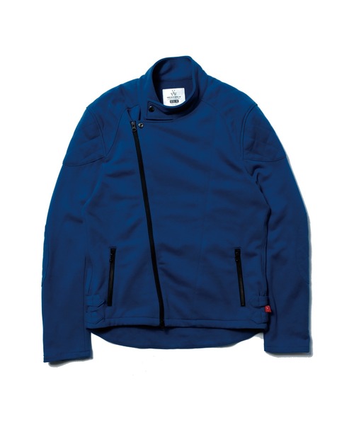 VIRGOwearworks（ヴァルゴウェアワークス）の「VGW SWEAT RIDERS（ライダースジャケット・メンズ・ブルー/ブラック/レッド・4/2/3）」の13枚目の写真