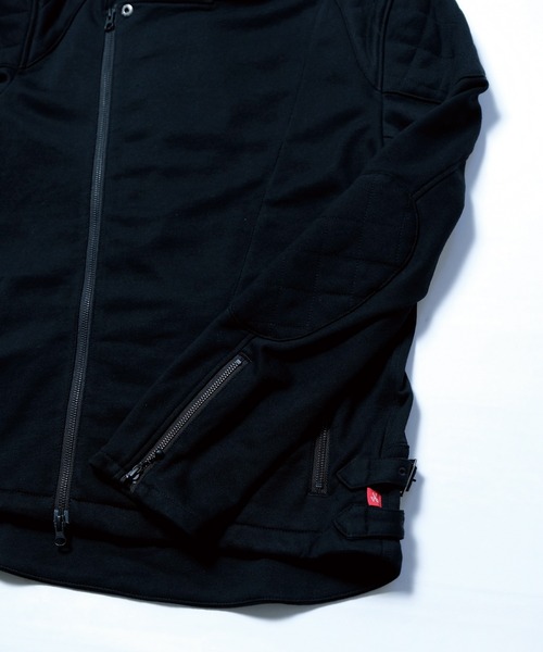 VIRGOwearworks（ヴァルゴウェアワークス）の「VGW SWEAT RIDERS（ライダースジャケット・メンズ・ブルー/ブラック/レッド・4/2/3）」の15枚目の写真