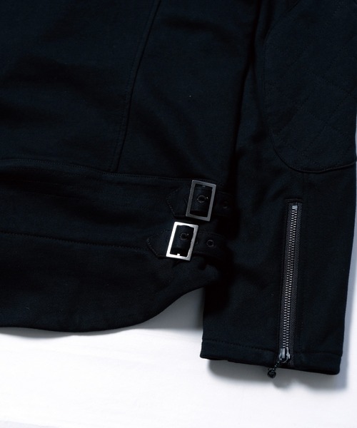 VIRGOwearworks（ヴァルゴウェアワークス）の「VGW SWEAT RIDERS（ライダースジャケット・メンズ・ブルー/ブラック/レッド・4/2/3）」の17枚目の写真