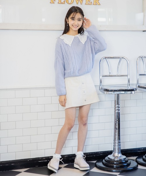 repipi armario（レピピ アルマリオ）の「ケーブルシャギー