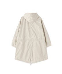 MHL. WASHED WAXED COTTON ステンカラーコート　ベージュ 糸染ギャバジン ステンカラーコート/ベージュ | Factelier