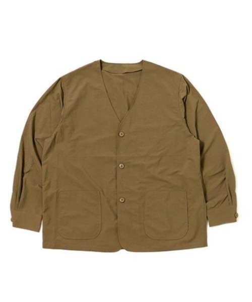 BURLAP OUTFITTER（バーラップアウトフィッター）の「BURLAP OUTFITTER/バーラップアウトフィッター　PEN JACKET LW　ペンジャケットLW（ブルゾン・メンズ・ブラック/タン/サンドベージュ/ベージュ・MEDIUM/LARGE/SMALL）」の4枚目の写真