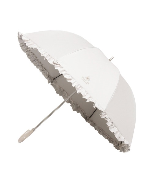 PAUL&JOE（ポールアンドジョー）の「【新色追加】一級遮光 晴雨兼用日傘 ”クリザンテーム×スカラフリル”（長傘・レディース・ネイビー/オフホワイト/オレンジ系その他2/ベージュ・FREE）」の13枚目の写真