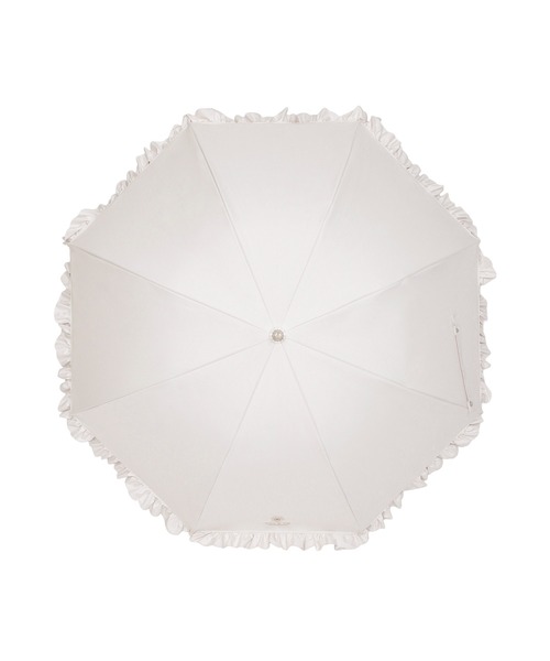 PAUL&JOE（ポールアンドジョー）の「【新色追加】一級遮光 晴雨兼用日傘 ”クリザンテーム×スカラフリル”（長傘・レディース・ネイビー/オフホワイト/オレンジ系その他2/ベージュ・FREE）」の14枚目の写真