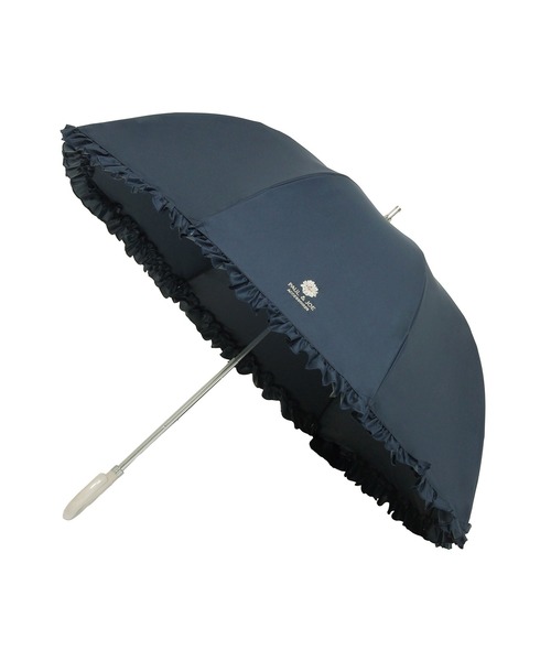 PAUL&JOE（ポールアンドジョー）の「【新色追加】一級遮光 晴雨兼用日傘 ”クリザンテーム×スカラフリル”（長傘・レディース・ネイビー/オフホワイト/オレンジ系その他2/ベージュ・FREE）」の21枚目の写真