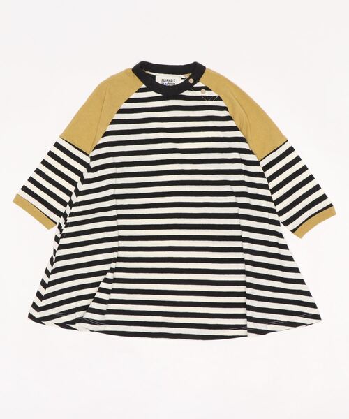 HOGAN RANCH WEAR（ホーガンランチウエア）の「キリカエラグランワンピース（90～130cm）（ワンピース・キッズ・ブラック/ベージュ/レッド/ブルー・90/100/110/120/130）」の2枚目の写真