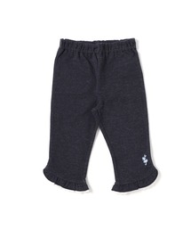 ６分丈デニム風ニットツイルパンツ(100-130cm)