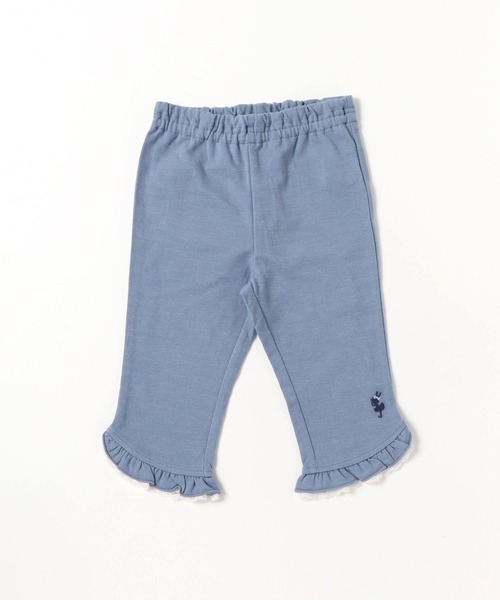 KP（ケーピー）の「６分丈デニム風ニットツイルパンツ(100-130cm)（デニムパンツ・キッズ・ブルー系その他/ブルー/サックスブルー・100cm/120cm/130cm/110cm）」の2枚目の写真