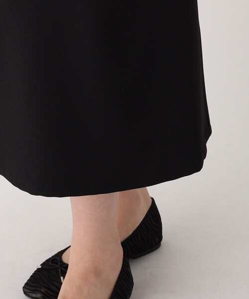 OPAQUE.CLIP（オペークドットクリップ）の「◆ツイルジャンパースカート【WEB限定サイズ】（スカート・レディース・ブラック/オフホワイト・42/38/40）」の8枚目の写真