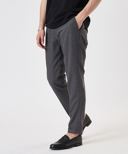 EDIFICE（エディフィス）の「《再入荷》カラミ ストレッチ テーパード イージーパンツ【セットアップ着用可】（スラックス・メンズ・ブラック/ベージュ/ネイビー/ブルー系その他/グレー/アイボリー・MEDIUM/LARGE/X-LARGE/SMALL）」の3枚目の写真