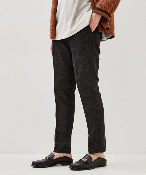 EDIFICE（エディフィス）の「《再入荷》カラミ ストレッチ テーパード イージーパンツ【セットアップ着用可】（スラックス・メンズ・ブラック/ベージュ/ネイビー/ブルー系その他/グレー/アイボリー・MEDIUM/LARGE/X-LARGE/SMALL）」の12枚目の写真