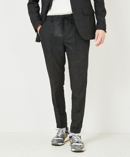 EDIFICE（エディフィス）の「《再入荷》カラミ ストレッチ テーパード イージーパンツ【セットアップ着用可】（スラックス・メンズ・ブラック/ベージュ/ネイビー/ブルー系その他/グレー/アイボリー・MEDIUM/LARGE/X-LARGE/SMALL）」の16枚目の写真