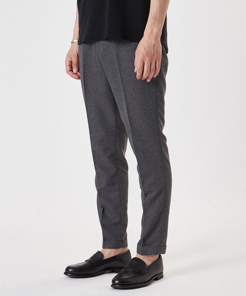 EDIFICE（エディフィス）の「《再入荷》カラミ ストレッチ テーパード イージーパンツ【セットアップ着用可】（スラックス・メンズ・ブラック/ベージュ/ネイビー/ブルー系その他/グレー/アイボリー・MEDIUM/LARGE/X-LARGE/SMALL）」の20枚目の写真