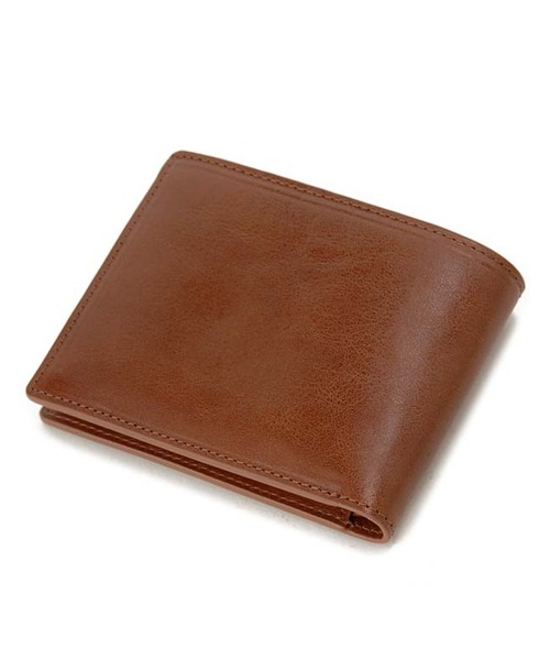 BELLIES YORK(ベリーズヨーク)の「【BELLIES YORK/ベリーズヨーク】二つ折り財布(小銭入れ付) イタリア牛革(財布・レディース・ブラウン/ブラック・FREE)」の3枚目の写真