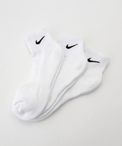 NIKE(ナイキ)の「NIKE / 3パック クォーターSOX(ソックス/靴下・メンズ・ホワイト・ONE SIZE)」の10枚目の写真