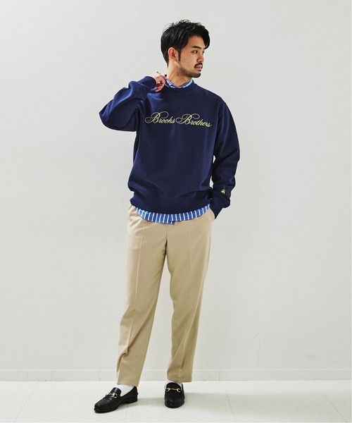 EDIFICE SELECT(エディフィスセレクト)の「マルチストライプ カッタウェイ シャツ(シャツ/ブラウス・メンズ・ベージュ/ブルー系その他/ブルー・SMALL/MEDIUM/LARGE/X-LARGE)」の5枚目の写真