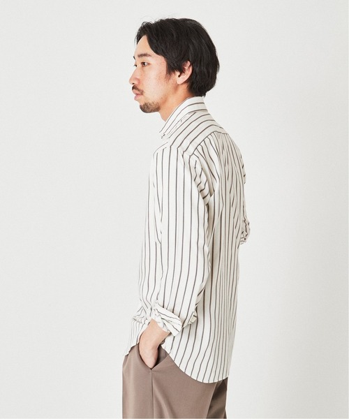 EDIFICE SELECT(エディフィスセレクト)の「マルチストライプ カッタウェイ シャツ(シャツ/ブラウス・メンズ・ベージュ/ブルー系その他/ブルー・SMALL/MEDIUM/LARGE/X-LARGE)」の14枚目の写真