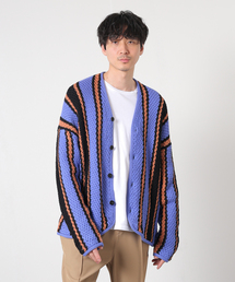 FILL THE BILL | 【FILL THE BILL/フィルザビル× TRISECT 2】別注 ストライプ カーディガン(カーディガン/ボレロ)