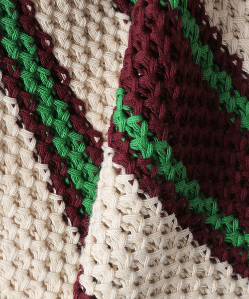 FILL THE BILL（フィルザビル）の「【FILL THE BILL/フィルザビル× TRISECT 2】別注 ストライプ カーディガン（カーディガン/ボレロ・メンズ・ホワイト/コバルトブルー・1/2）」の15枚目の写真