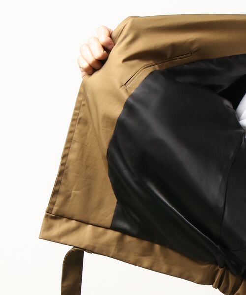 HAVERSACK（ハバーザック）の「HAVERSACK | コットンギャバジンショートコート MEN（その他アウター・メンズ・ベージュ・MEDIUM/LARGE）」の4枚目の写真