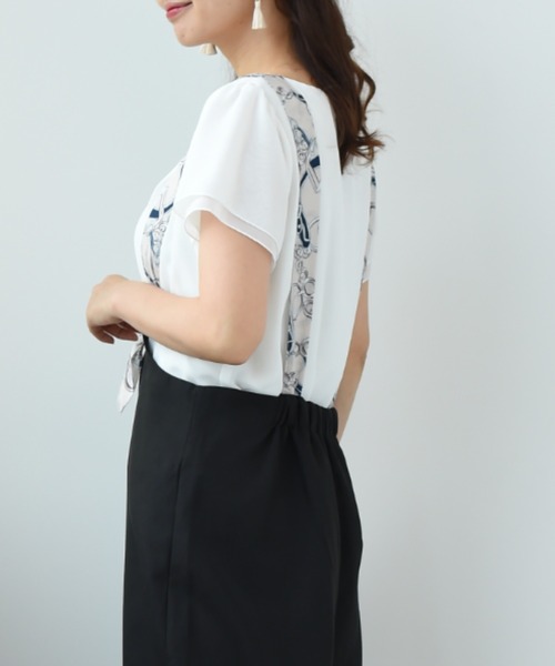 INTERPLANET（インタープラネット）の「【ＷＥＢ限定】チェーンプリントサロペット（サロペット/オーバーオール・レディース・ブラック/ベージュ/カーキ・FREE）」の17枚目の写真