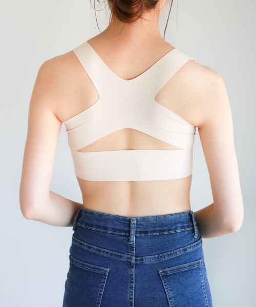 CLEA（クレア）の「カップ付補正インナー（インナーウェア/肌着・レディース・ブラック/ベージュ・FREE）」の7枚目の写真