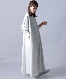 Frank&Fileen シャツ ロング ロングシャツ ワンピース リネン