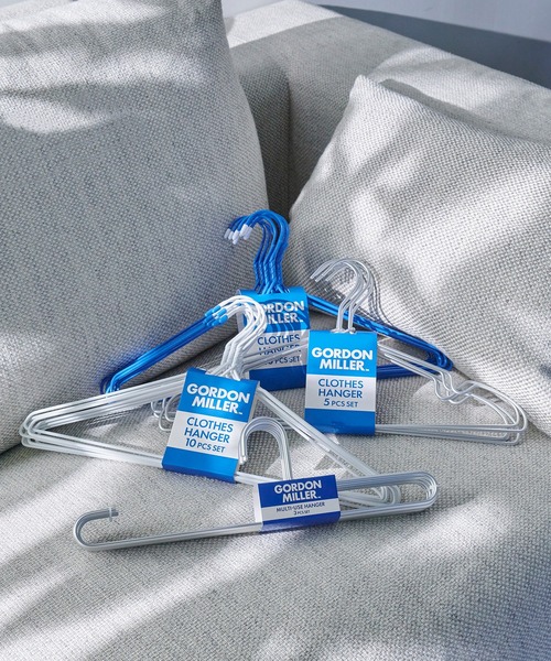 GORDON MILLER（ゴードンミラー）の「GORDON MILLER（ゴードンミラー）クローズハンガー 10本セット（ランドリーグッズ・メンズ・ホワイト/ブルー・ONE SIZE）」の8枚目の写真