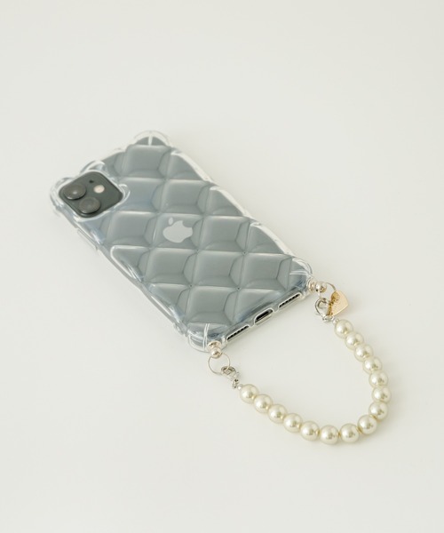 mystic（ミスティック）の「Lara キルティングスマホショルダー (iphone12/12pro対応)（スマホケース/カバー・レディース・シルバー/クリア/ゴールド・ONE SIZE）」の7枚目の写真