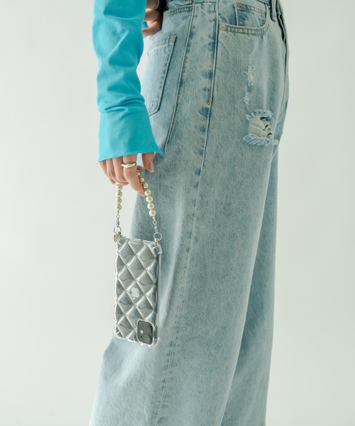 mystic（ミスティック）の「Lara キルティングスマホショルダー (iphone12/12pro対応)（スマホケース/カバー・レディース・シルバー/クリア/ゴールド・ONE SIZE）」の16枚目の写真