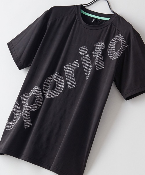 LB/S (エルビーエス)の「【APORITO/アポリト】 UVカットドライジャガードメッシュTシャツ(Tシャツ/カットソー・メンズ・チャコールグレー/ブラック/ブルー系その他・MEDIUM/LARGE/X-LARGE)」の2枚目の写真