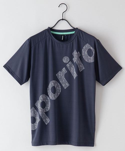 LB/S (エルビーエス)の「【APORITO/アポリト】 UVカットドライジャガードメッシュTシャツ(Tシャツ/カットソー・メンズ・チャコールグレー/ブラック/ブルー系その他・MEDIUM/LARGE/X-LARGE)」の5枚目の写真