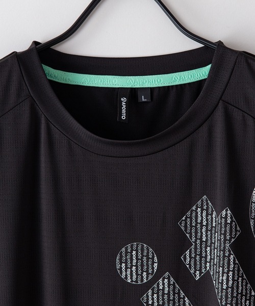 LB/S (エルビーエス)の「【APORITO/アポリト】 UVカットドライジャガードメッシュTシャツ(Tシャツ/カットソー・メンズ・チャコールグレー/ブラック/ブルー系その他・MEDIUM/LARGE/X-LARGE)」の8枚目の写真