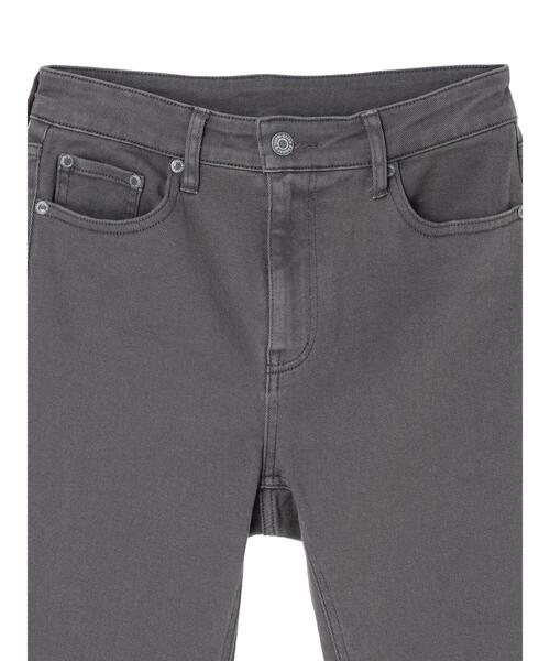 earth music&ecology（アースミュージックアンドエコロジー）の「ピグメントダイデニムパンツ（デニムパンツ・レディース・オリーブ/ライトグレー/チャコールグレー/ピンクベージュ・S/L/M）」の5枚目の写真